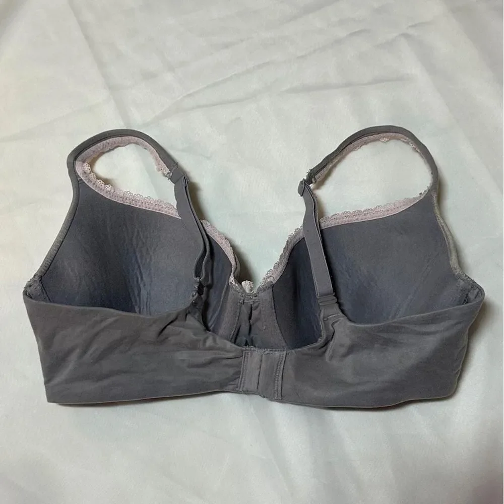 Victoria-s-secret Women's Grey and Blue Bra